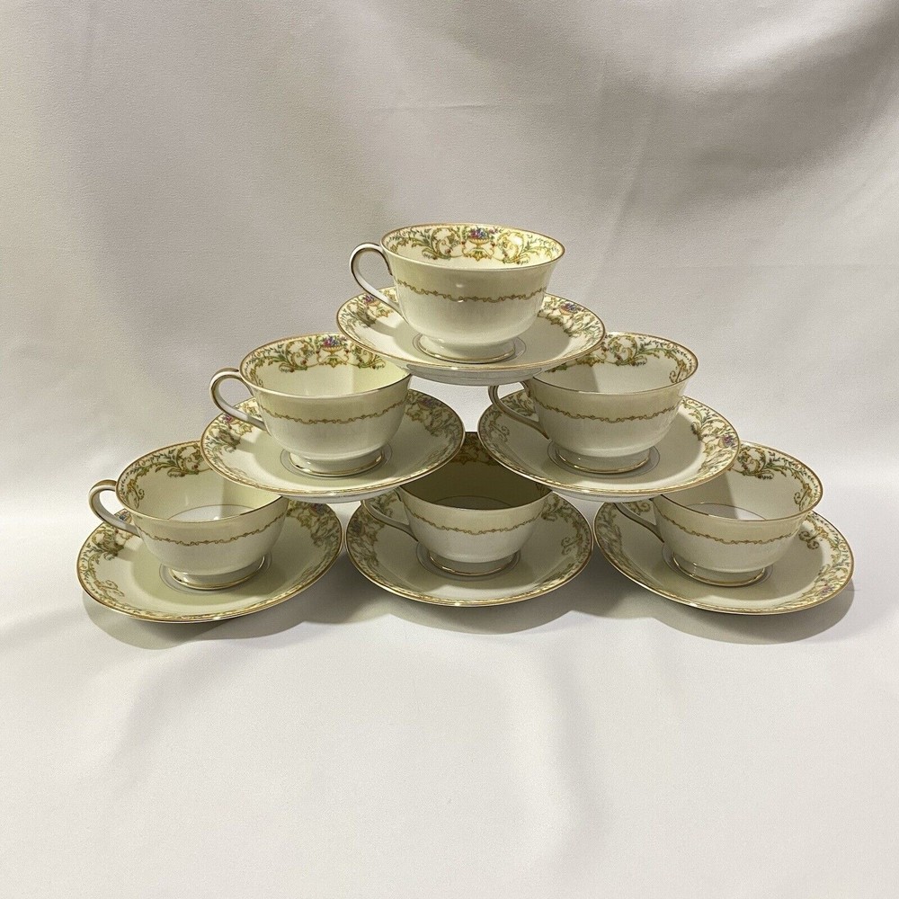 Noritake M Tea Set of 6 Vanity 3804